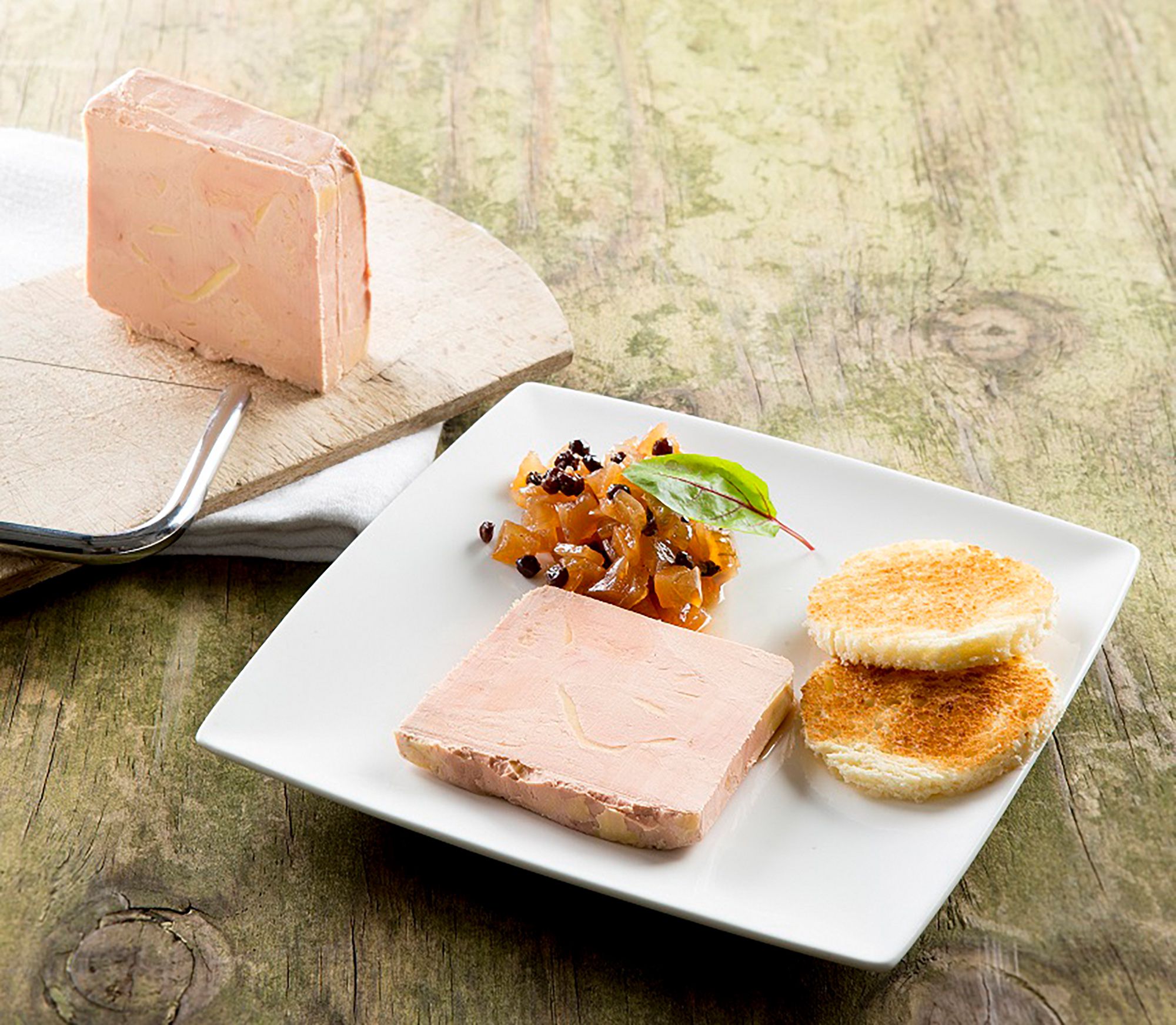 Image assiette foie gras